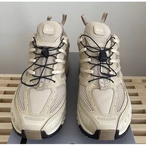 New Salomon ACS Pro Advanced Beige Tan Safari Black Size 6.5 Men /7.5 Women